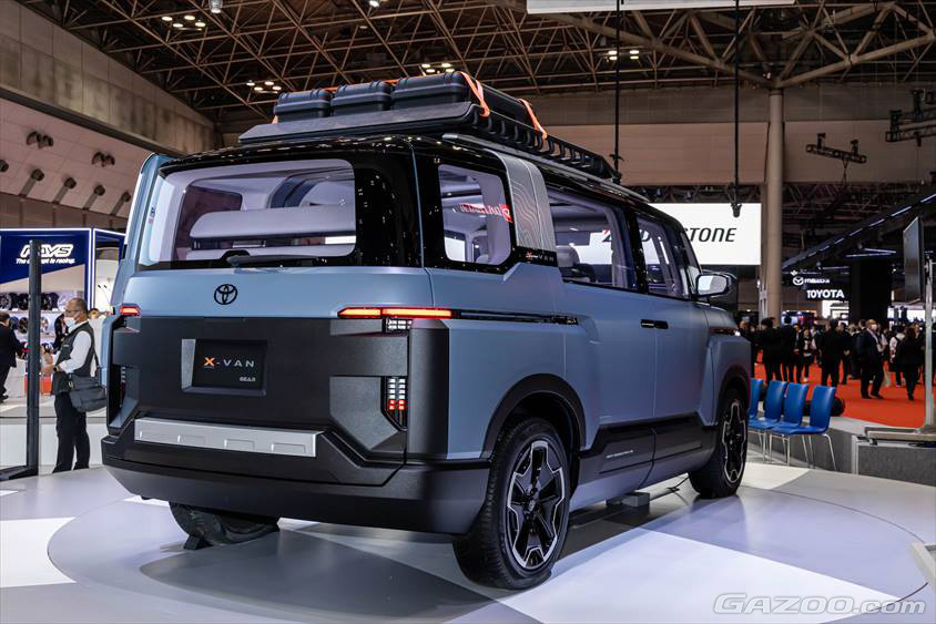 ジャパンモビリティショー2023　トヨタ車体ブース　X-VAN GEAR CONCEPT(クロスバン ギア コンセプト)