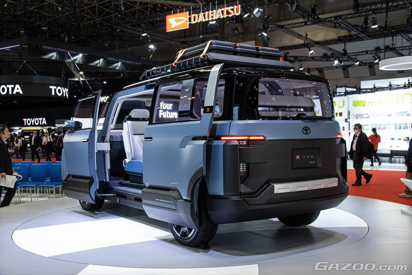 ジャパンモビリティショー2023　トヨタ車体ブース　X-VAN GEAR CONCEPT(クロスバン ギア コンセプト)