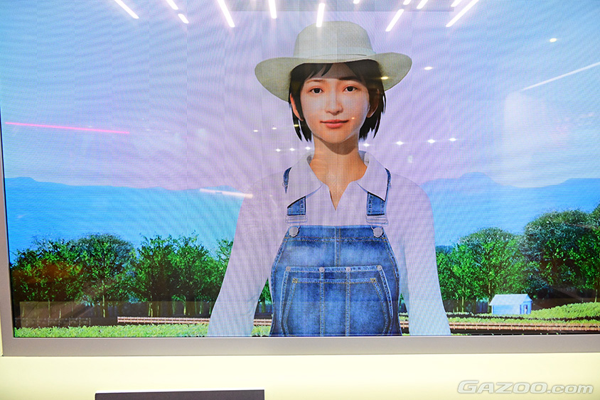 ジャパンモビリティショー2023　e-Palette StoreでAIちゃん