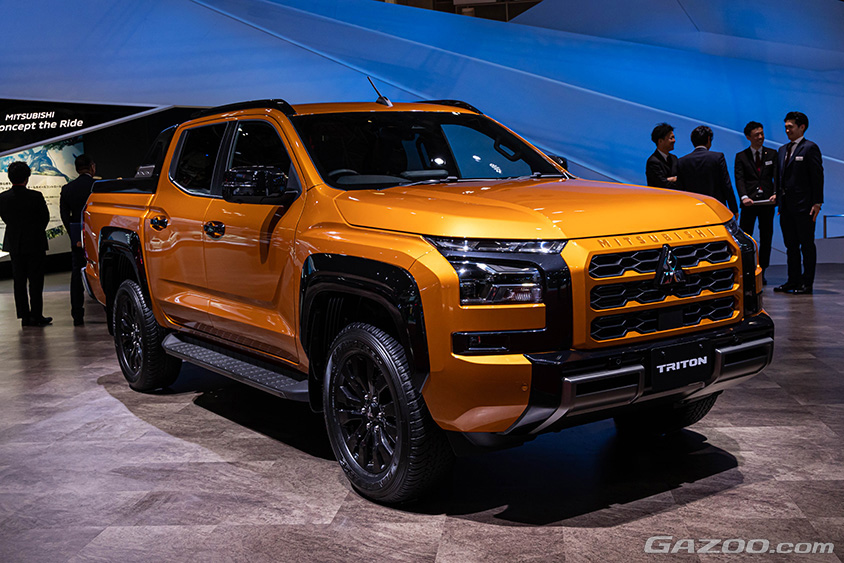 ジャパンモビリティショー2023　三菱自動車ブース 新型トライトン（プロトタイプ）