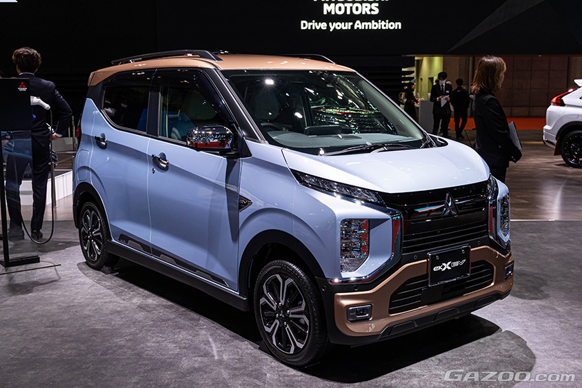ジャパンモビリティショー2023　三菱自動車ブース eKクロス EV
