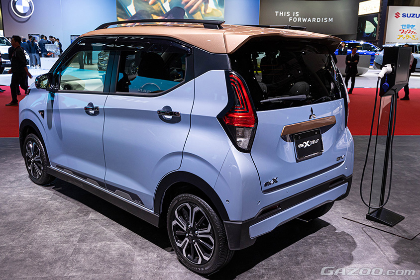 ジャパンモビリティショー2023　三菱自動車ブース eKクロス EV