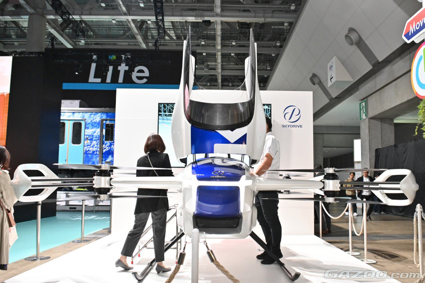 Skydrive社の有人試験機「SD-03」（ジャパンモビリティショー2023　Tokyo Future Tour）