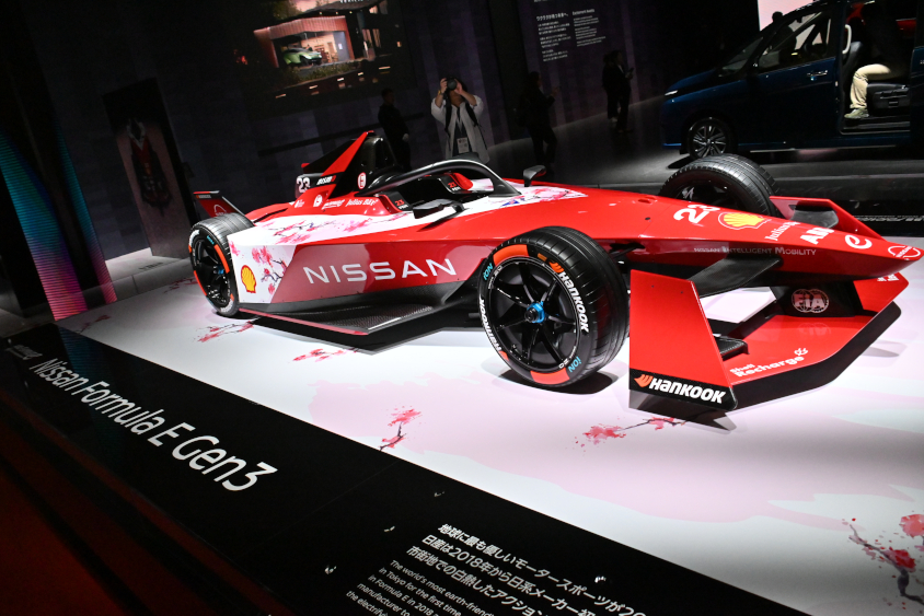 日産のフォーミュラe車両「Nissan Formula E Gen3」(ジャパンモビリティショー2023)