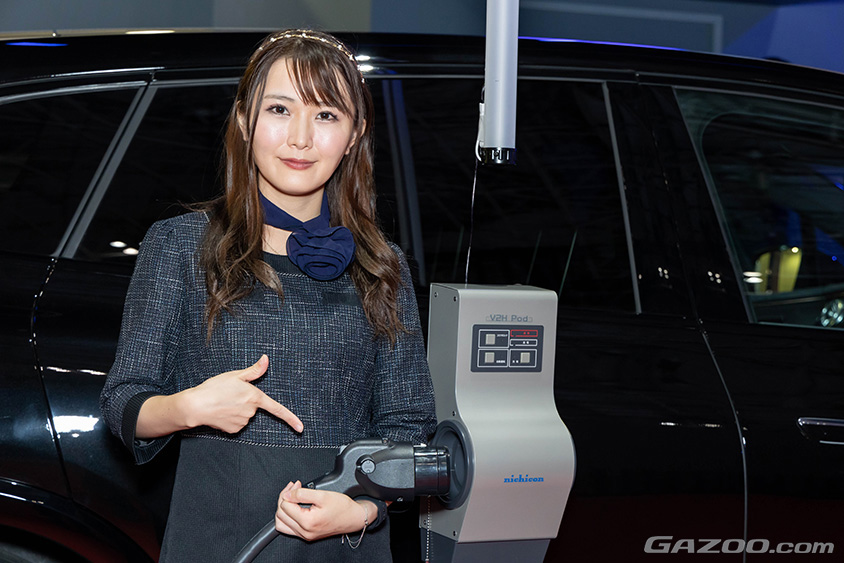 ジャパンモビリティショー2023　ニチコン ブース コンパニオン