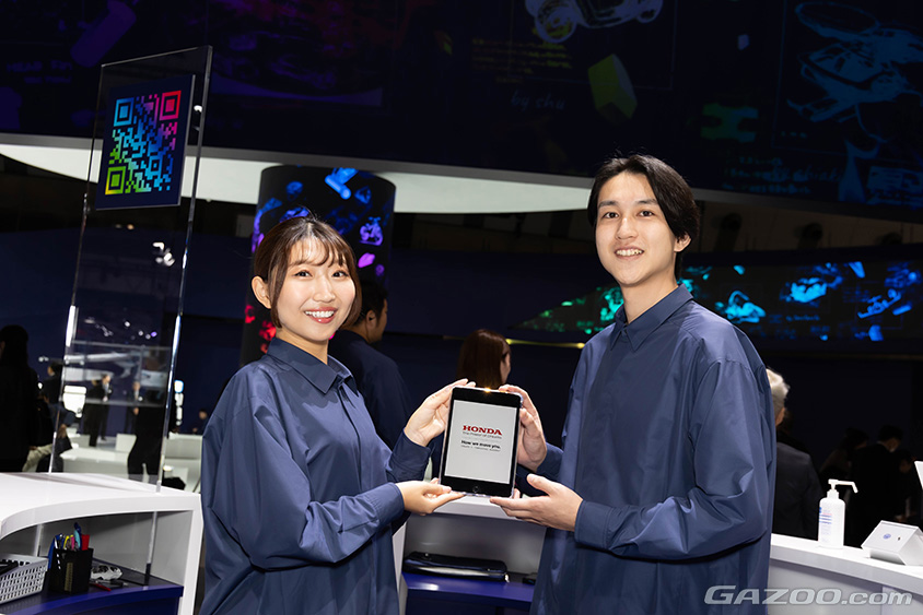 ジャパンモビリティショー2023　ホンダ ブース コンパニオン