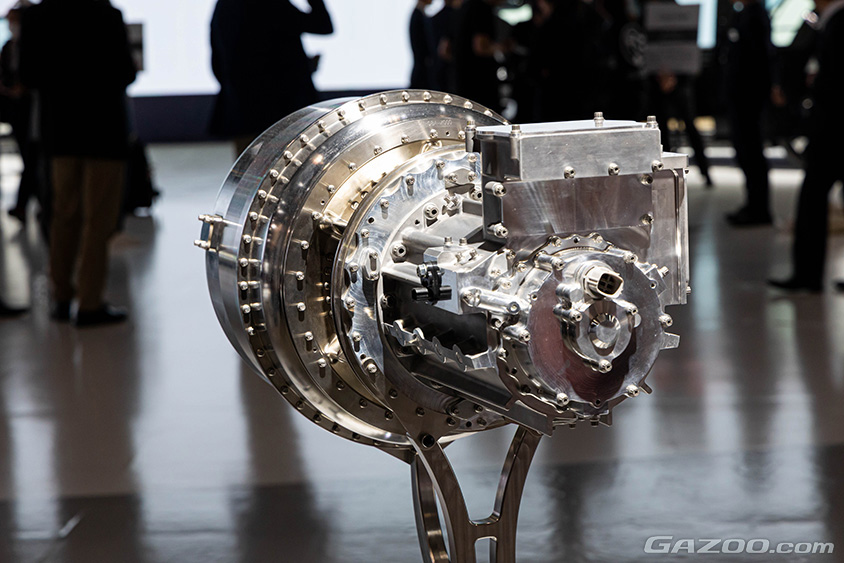 ジャパンモビリティショー2023 ホンダ ブース ガスタービン・ハイブリッドシステム