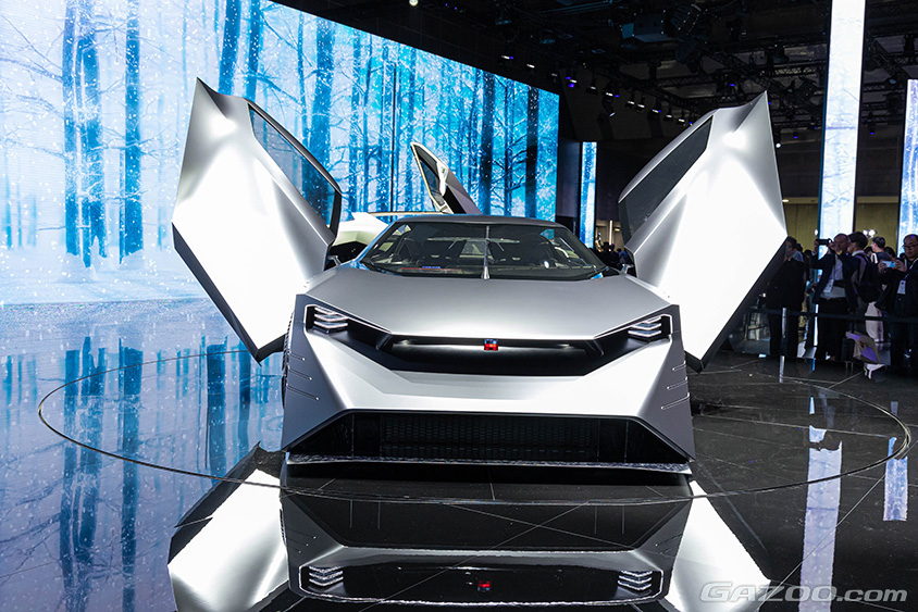 ジャパンモビリティショー2023 日産ブース　ニッサン ハイパーフォース