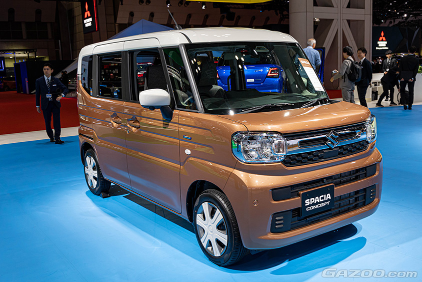 ジャパンモビリティショー2023　スズキブース　スペーシア コンセプト