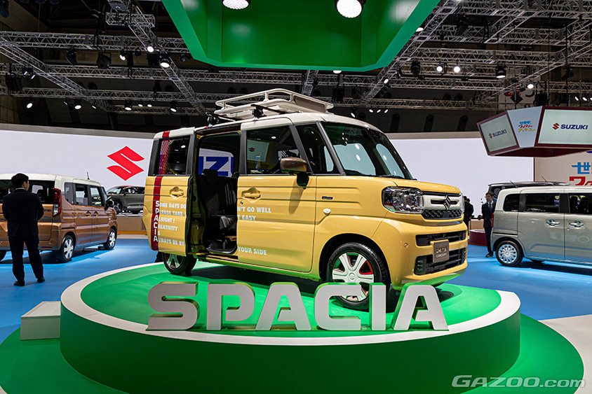 ジャパンモビリティショー2023　スズキブース　スペーシア コンセプト