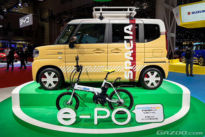 ジャパンモビリティショー2023　スズキブース　スペーシア コンセプト