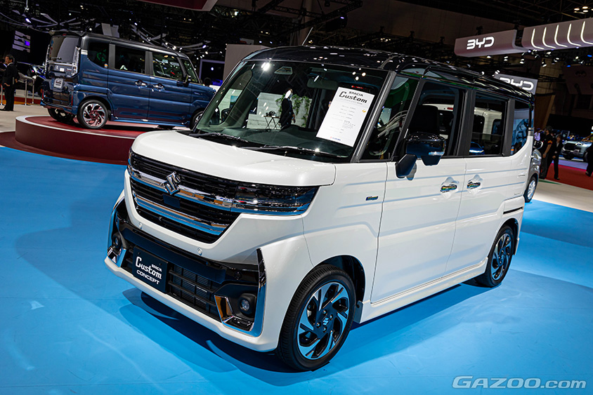 ジャパンモビリティショー2023　スズキブース　スペーシア カスタム コンセプト