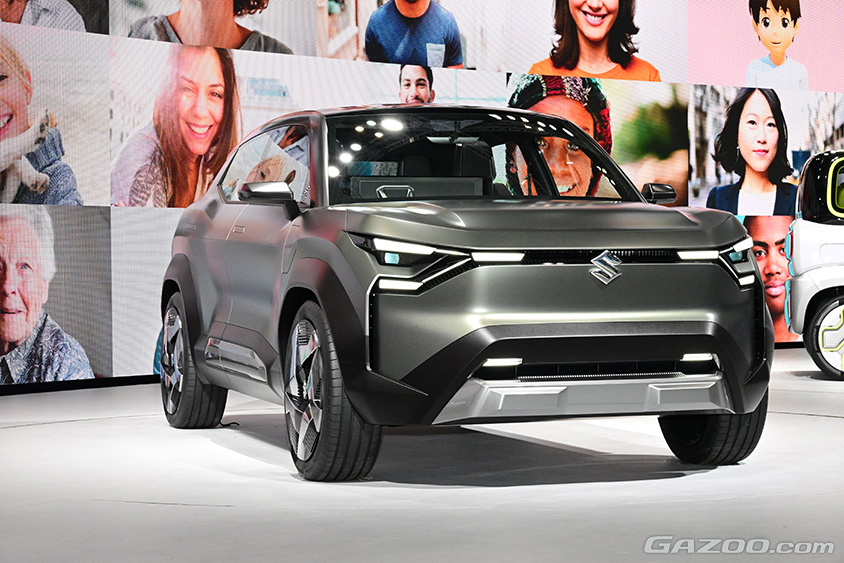 ジャパンモビリティショー2023　スズキブース　EV世界戦略車第一弾「eVX」
