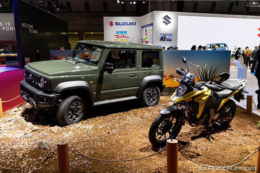 ジャパンモビリティショー2023　スズキブース　ジムニー シエラ