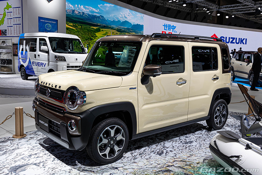 ジャパンモビリティショー2023　スズキブース　ハスラー JスタイルⅡ