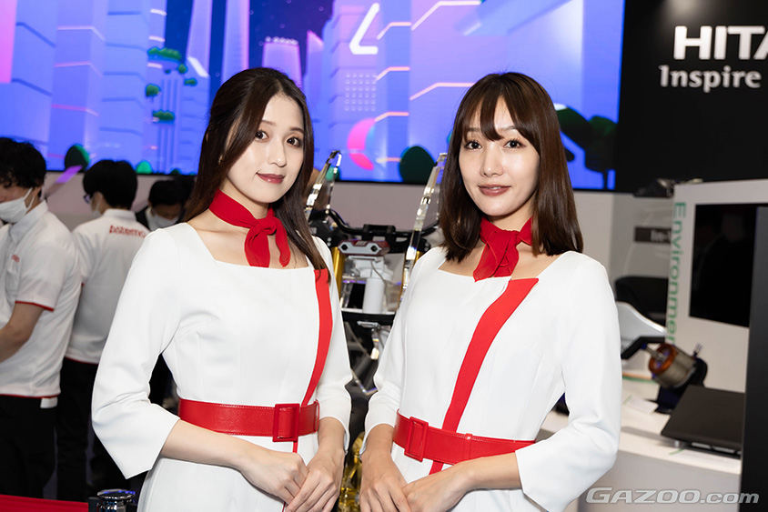 ジャパンモビリティショー2023 日立ブース コンパニオン