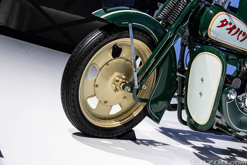 ジャパンモビリティショー2023 ダイハツブース　社名の由来「ダイハツ号」