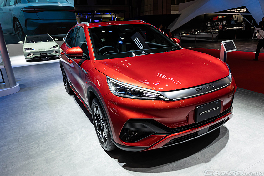 ジャパンモビリティショー2023 BYD ATTO3