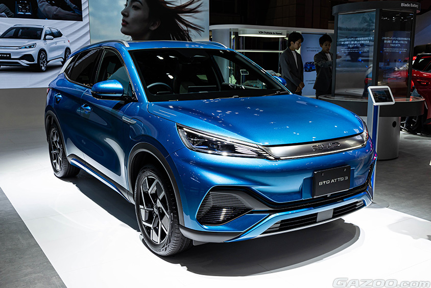 ジャパンモビリティショー2023 BYD ATTO3