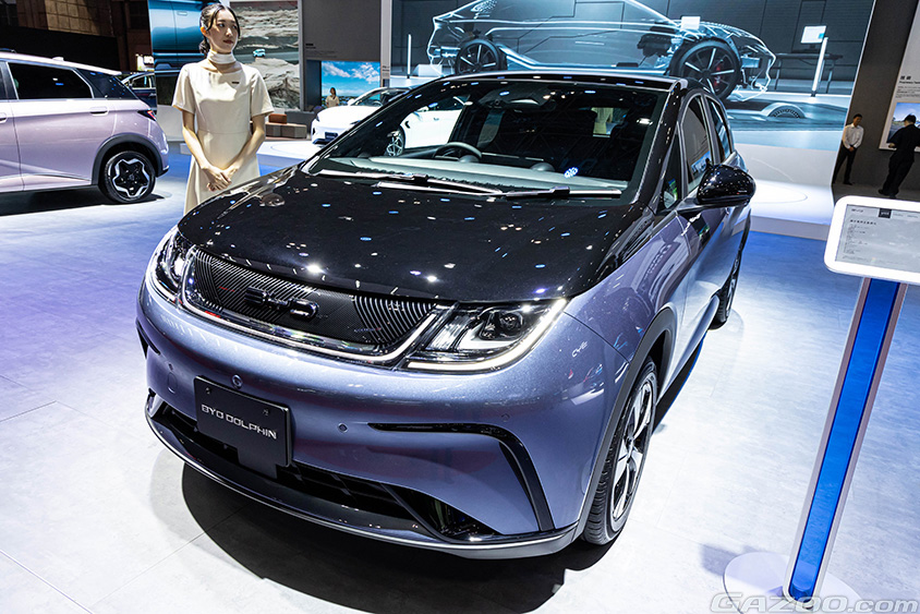 ジャパンモビリティショー2023 BYD DOLPHIN