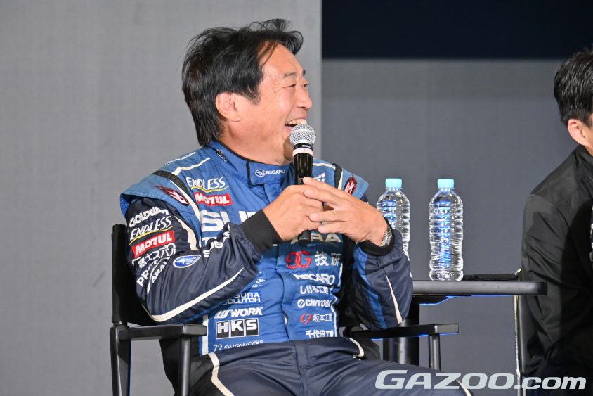 新井敏弘選手（ジャパンモビリティショー2023）