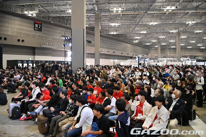 ラリージャパン開催直前イベントに駆け付けたたくさんのラリーファン（ジャパンモビリティショー2023）