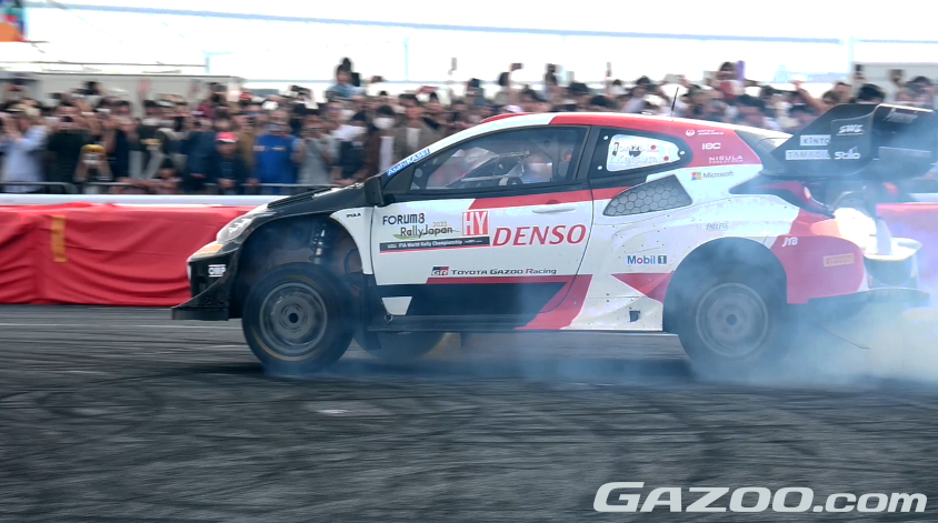 モリゾウ選手がWRXをドライブ!?ラリージャパン参戦車両がド迫力のデモランを披露！･･･ジャパンモビリティショー2023