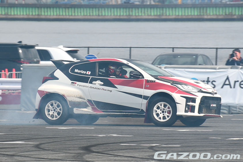 モリゾウ選手の練習用のGRヤリス