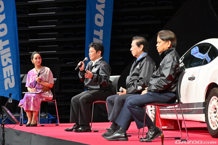 ラリチャレ発表について高橋プレジデントと沖縄市の桑江朝千夫市長とうるま市の中村正人市長