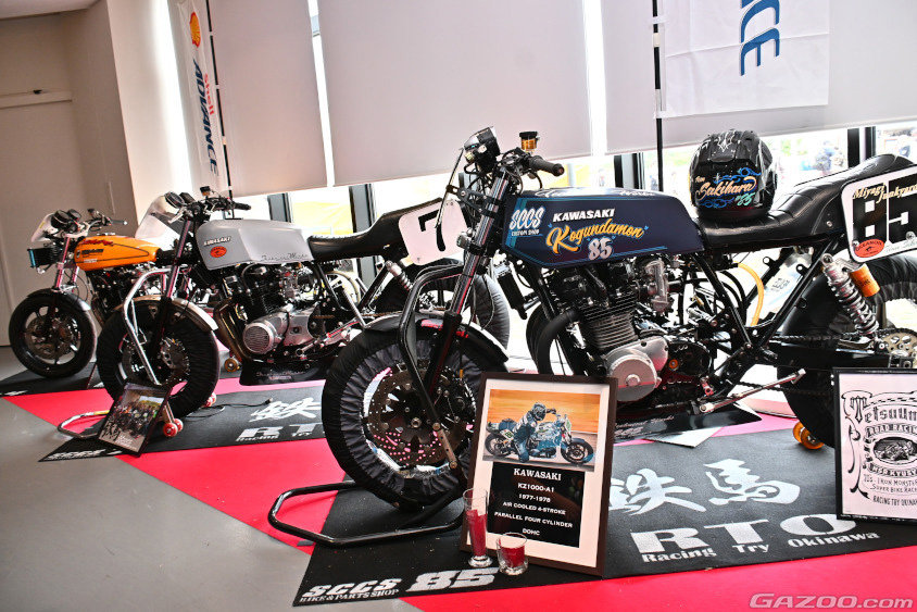 オキナワモーターショー　レース参戦バイク