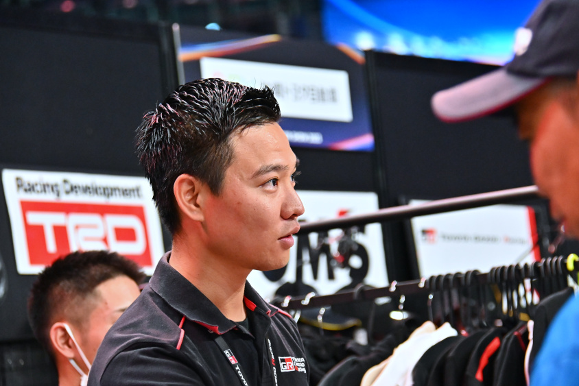 沖縄トヨタ自動車 モビリティパーツ部販売店課 石川泰裕さん（オキナワモーターショー2023）