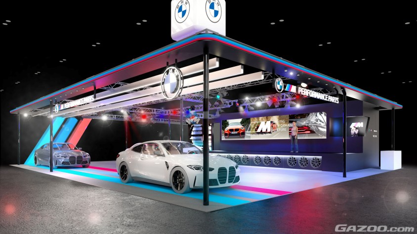 BMWブース　BMW M8 Competition　東京オートサロン2024