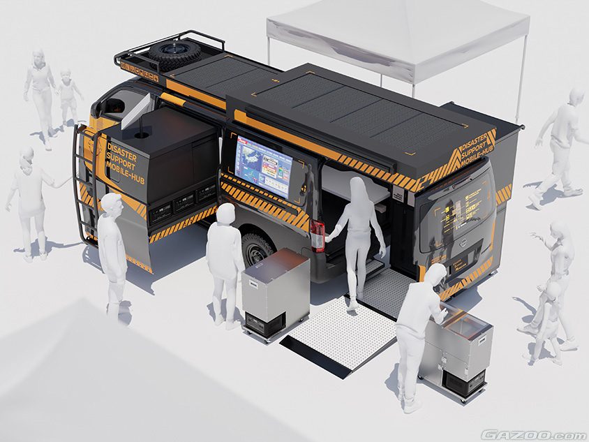 東京オートサロン2024　日産ブース Disaster Support Mobile-Hub