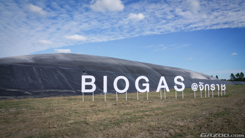 CPの養鶏場のバイオガス
