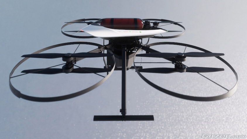 CPとの協業における実証実験に使用したFCドローン