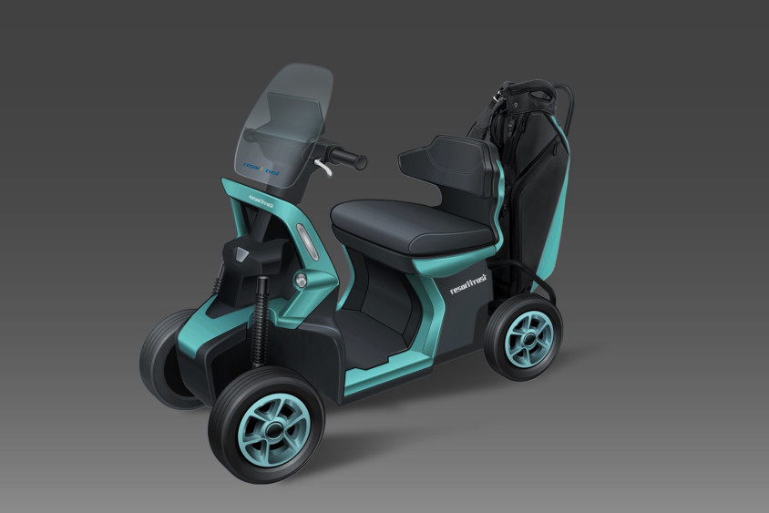 Concept350（プロトタイプ）：風を切る爽快感が味わえるリゾート向け1人乗り電動モビリティ