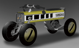 ヤマハ発動機が初出展。7モデルの小型低速EVや水素エンジンバギーを展示･･･東京オートサロン2024