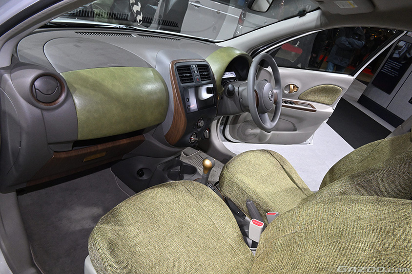 東京オートサロン2024　日産ブースに展示されているマーチ パティシエ コンセプト