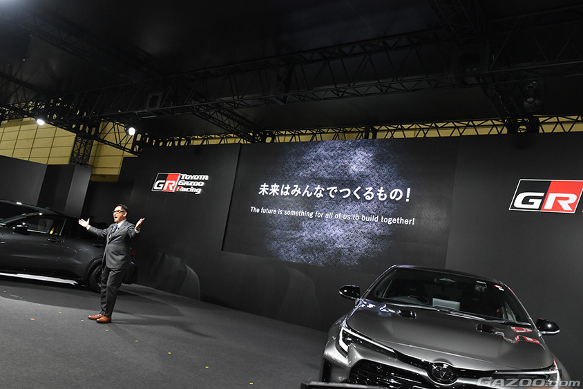オートサロン2024でのトヨタのプレスカンファレンス