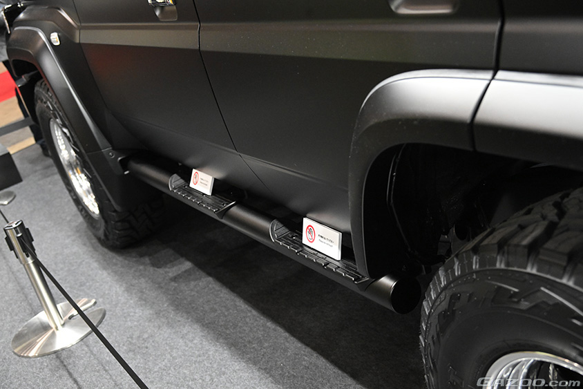 東京オートサロン2024に出展しているトヨタ車体のランドクルーザー