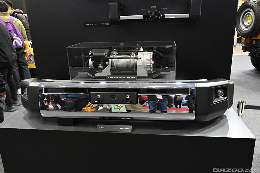 東京オートサロン2024に出展しているトヨタ車体のランドクルーザー