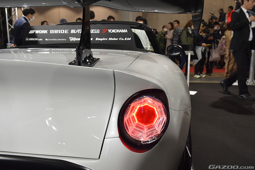 東京オートサロン2024に出展している埼玉自動車大学校のトヨタSF-R