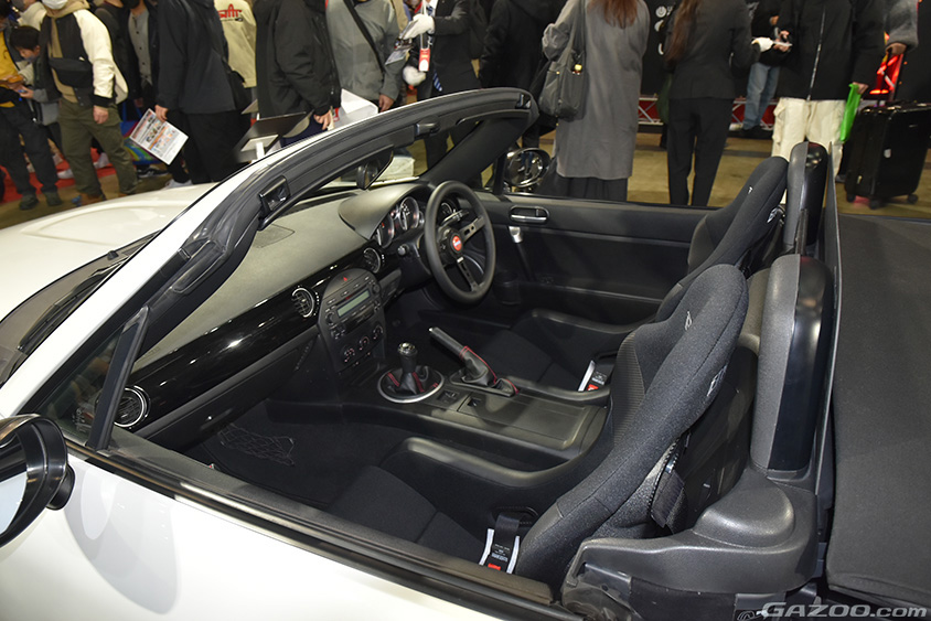 東京オートサロン2024に出展している埼玉自動車大学校のトヨタSF-R