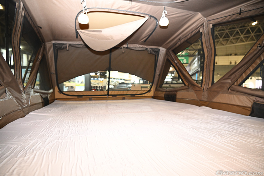 東京オートサロン2024に出展しているスノーピークのフィールドトレーラー