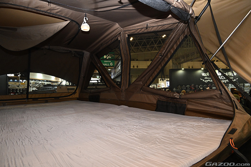 東京オートサロン2024に出展しているスノーピークのフィールドトレーラー