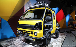 スズキが軽トラックのスーパーキャリイでワイルドな山遊び仕様車を提案･･･東京オートサロン2024