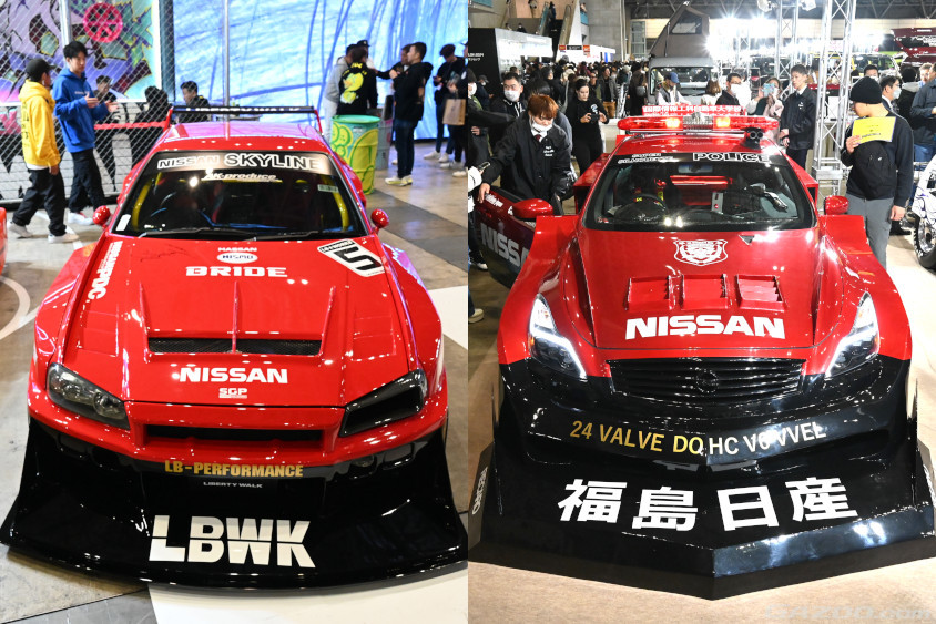 2つのスーパーシルエット スカイライン。リバティウォークとWiZが展示･･･東京オートサロン2024