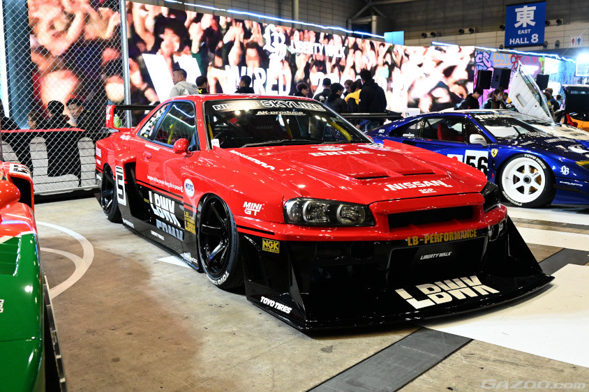 リバティーウォークのLB-ER34 スーパーシルエットスカイライン　東京オートサロン2024