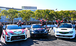 トヨタ GRヤリス ラリー2マシンをデモラン、1号車をモリゾウ氏が注文した理由･･･東京オートサロン2024