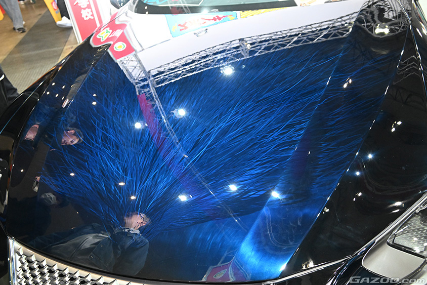 東京オートサロン2024 トヨタ東京自動車大学校のLC500 LC802（Love City ハチオウジ）